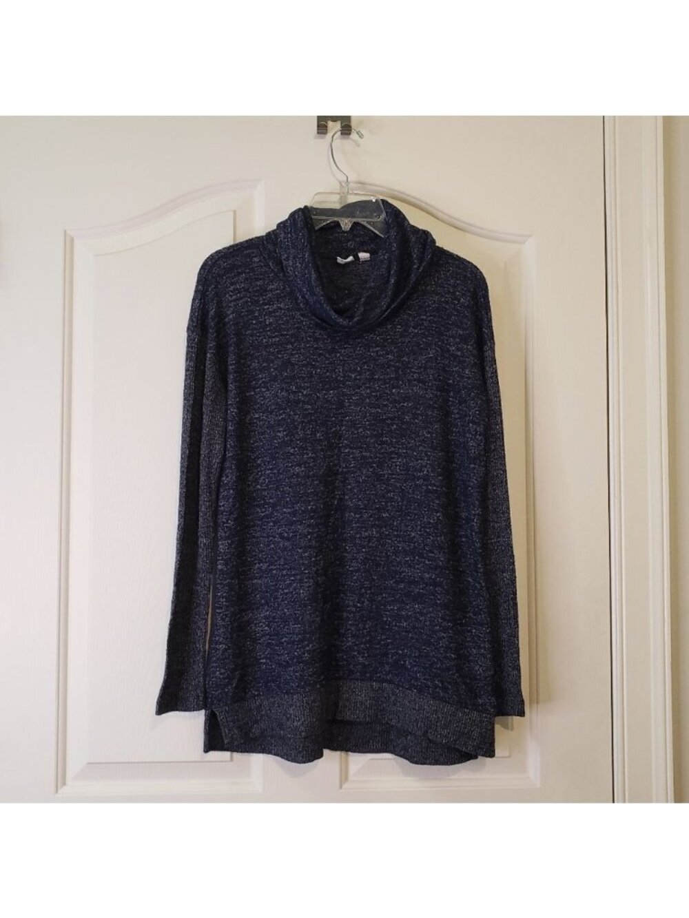 Oversized Navy & Gray Top